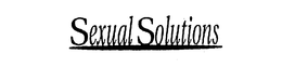 SEXUAL SOLUTIONS trademark