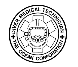 DIVER MEDICAL TECHNICIAN THE OCEAN CORPORATION trademark