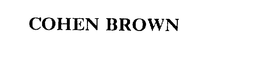 COHEN BROWN trademark