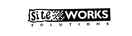 SITE WORKS S O L U T I O N S trademark
