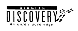 BIOSITE DISCOVERY AN UNFAIR ADVANTAGE trademark