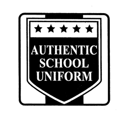 AUTHENTIC SCHOOL UNIFORM trademark