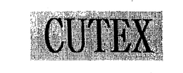 CUTEX trademark