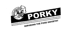 PORKY SERVICING THE FOOD INDUSTRY trademark