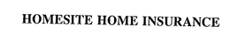 HOMESITE HOME INSURANCE trademark