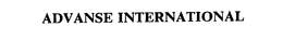 ADVANSE INTERNATIONAL trademark