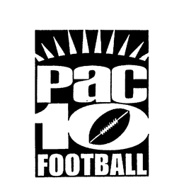 PAC 10 FOOTBALL trademark