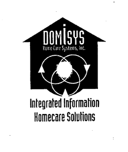 DOMISYS HOME CARE SYSTEMS, INC. INTEGRATED INFORMATION HOMECARE SOLUTIONS trademark