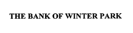 THE BANK OF WINTER PARK trademark