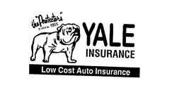 THE "PROTECTORS" SINCE 1955 YALE INSURANCE LOW COST AUTO INSURANCE trademark