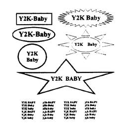 Y2K-BABY 2K BABY> Y2K- Y2K BABY Y2K trademark