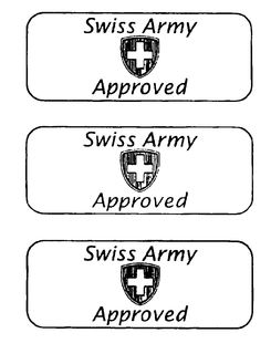 SWISS ARMY APPROVE trademark