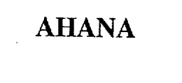 AHANA trademark