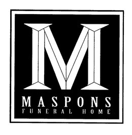 MASPONS FUNERAL HOME trademark