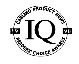 IQ CABLING PRODUCT NEWS READERS' CHOICE AWARDS 1998 trademark