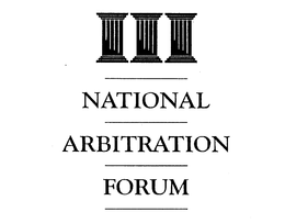 NATIONAL ARBITRATION FORUM trademark