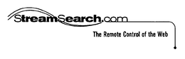STREAMSEARCH.COM THE REMOTE CONTROL OF THE WEB trademark
