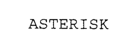 ASTERISK trademark