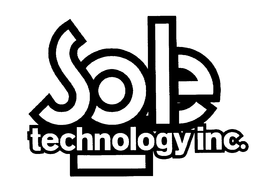 SOLE TECHNOLOGYINC. trademark