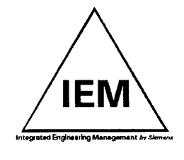 IEM INTEGRATED ENGINEERING MANAGEMENT BY SIEMENS trademark