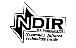 NDIR U.S. PATENT 5,610,398 NEUTRONICS' INFRARED TECHNOLOGY INSIDE trademark