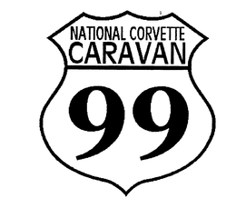 NATIONAL CORVETTE CARAVAN 99 trademark