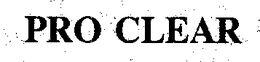 PRO-CLEAR trademark