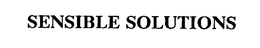 SENSIBLE SOLUTIONS trademark