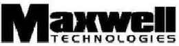 MAXWELL TECHNOLOGIES trademark