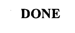DONE trademark