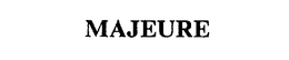 MAJEURE trademark