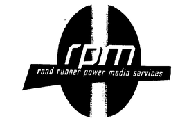 CPM ROAD RUNNER POWER MEDIA SERVICES trademark