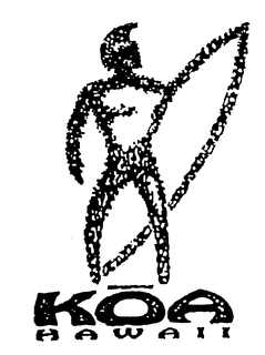 KOA HAWAII trademark