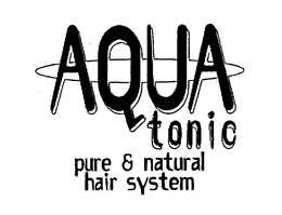 AQUATONIC PURE & NATURAL HAIR SYSTEM trademark