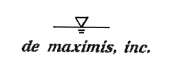 DE MAXIMIS, INC. trademark