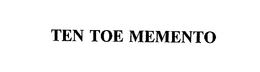 TEN TOE MEMENTO trademark