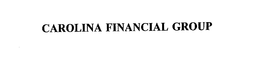CAROLINA FINANCIAL GROUP trademark