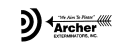 "WE AIM TO PLEASE" ARCHER EXTERMINATORS, INC. trademark
