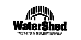 WATERSHED TAKE SHELTER IN THE ULTIMATE RAINWEAR trademark