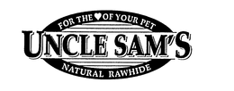 FOR THE OF YOUR PET UNCLE SAM'S NATURAL RAWHIDE trademark