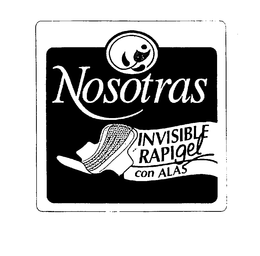NOSOTRAS INVISIBLE RAPIGEL CON ALAS trademark
