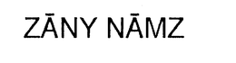 ZANY NAMZ trademark