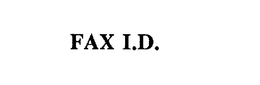 FAX I.D. trademark