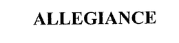 ALLEGIANCE trademark