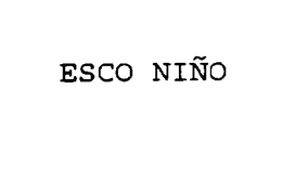 ESCO NINO trademark