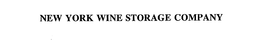 NEW YORK WINE STORAGE COMPANY trademark