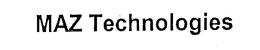 MAZ TECHNOLOGIES trademark
