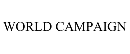 WORLD CAMPAIGN trademark