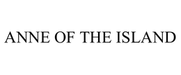 ANNE OF THE ISLAND trademark