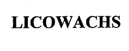 LICOWACHS trademark